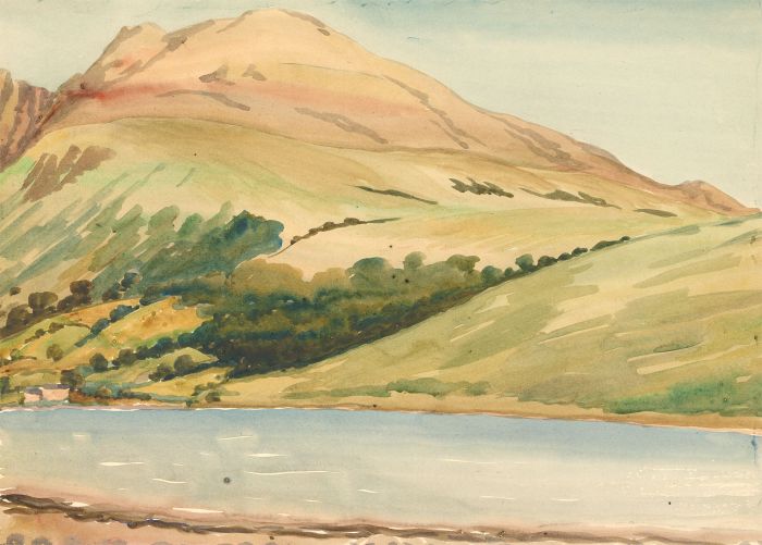 Ernest Fedarb NS (1905-2005) - Watercolour, Continental Landscape
