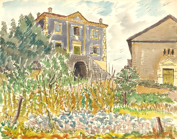 Ernest Fedarb NS (1905-2005) - Mid 20th Century Watercolour, Manor House Garden