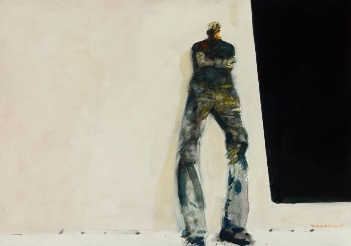 Richard J.S. Young - 2013 Oil, Portrait of Richard Serra