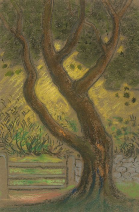 Frederick William George (1889-1971) - 20th Century Pastel, Tree