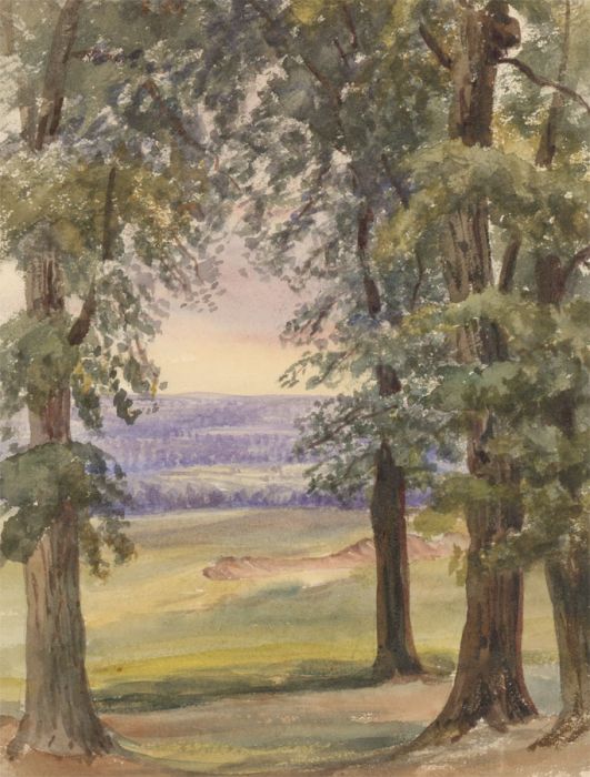 c.1860 Watercolour - Hampstead