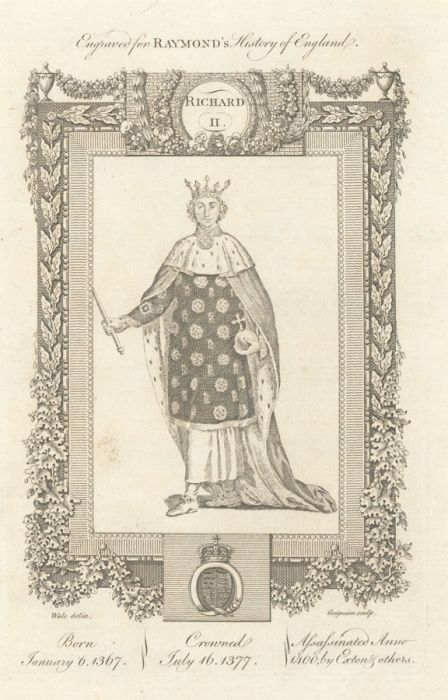 Grignion after Wale - 18th Century Engraving, King Richard II