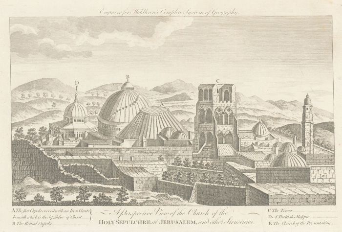 Grigion after Wale - 18th Century Engraving, Holy Sepulchre at Jerusalem