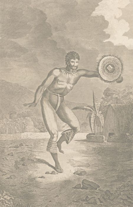 Grigion after Wale - 18th Century Engraving, Man of the Sandwich Islands