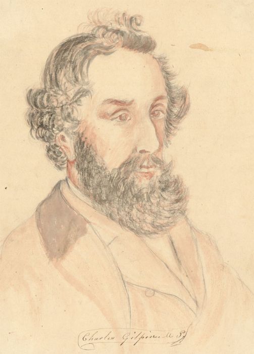19th Century Watercolour - Portrait of Charles Gilpin MP