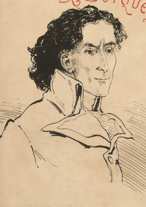 Theatre Costume Design 1877 Lithograph - Sir Henry Irving at Lyceum Theatre