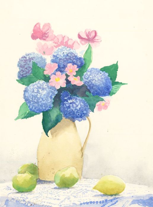 James Frank Adams (1923-2008) - Contemporary Watercolour, Still Life