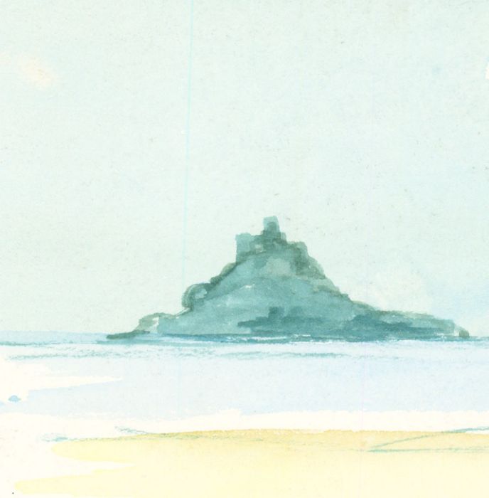 James Frank Adams (1923-2008) - Set of Three Watercolours, St Michael's Mount