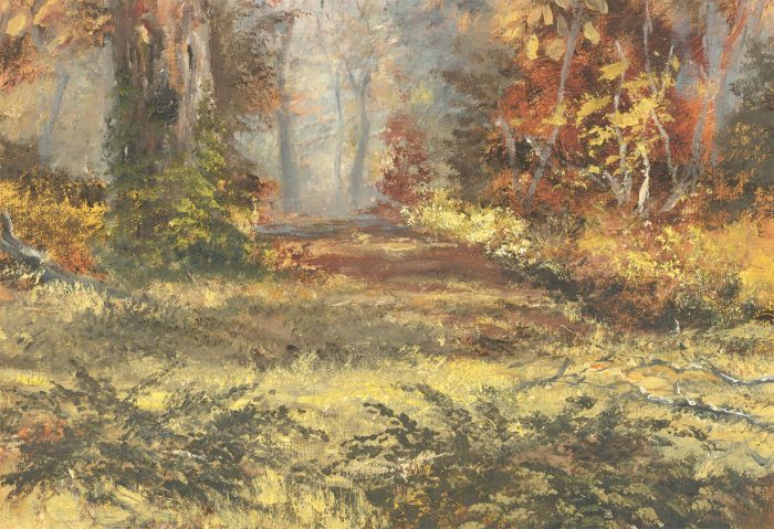 James Frank Adams (1923-2008) - Contemporary Acrylic, Autumn Forest