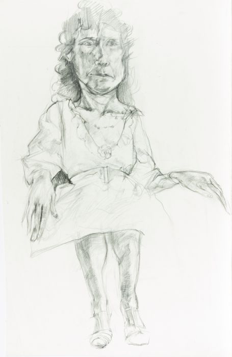 Brian Liddle - Contemporary Graphite Drawing, Portrait of a Woman