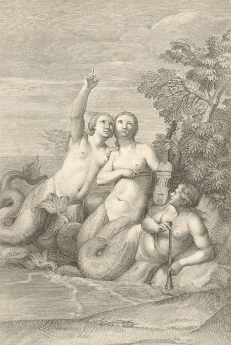 Giovanni Girolamo Frezza - 18th Century Engraving, The Sirens