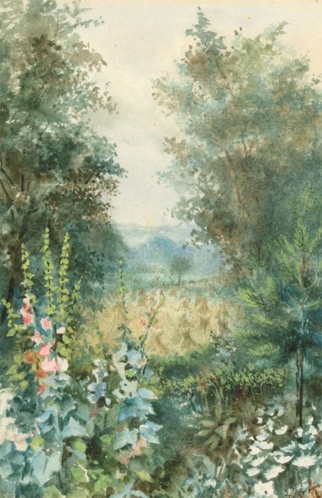 D.E.T. - 1881 Watercolour, The Wild Garden