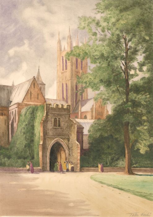 William Tatton Winter RBA (1855-1928) - Signed Early 20th Century Etching, Salisbury Church