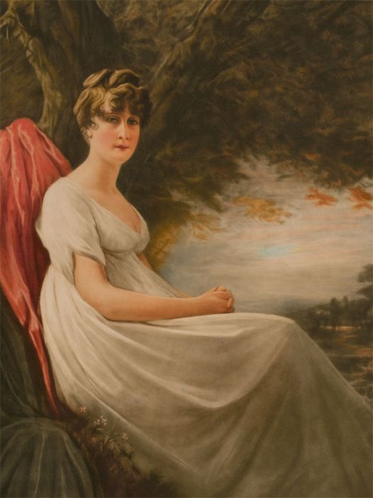 Henry Macbeth-Raeburn (1860-1947) RA - 1926 Mezzotint, Portrait of Mrs Simpson