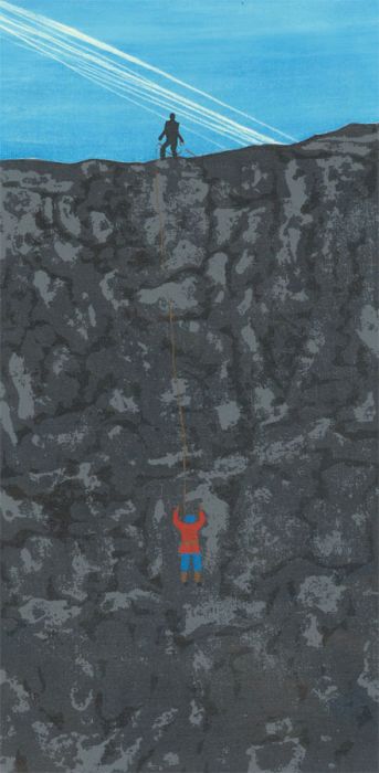 Peter Kolodziejczyk - Signed Original 1978 Serigraph, The Climb