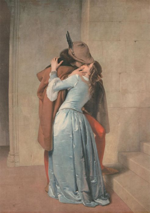 After Francesco Hayez  - Contemporary Lithograph, The Kiss
