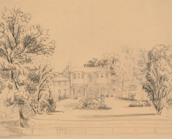 W. Lansons - Two Early 20th Century Charcoal Studies, English Countryside Scenes