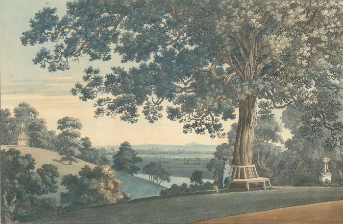 After Joseph Farington (1747-1821) RA - 1793 Aquatint, View of Carfax & Abingdon