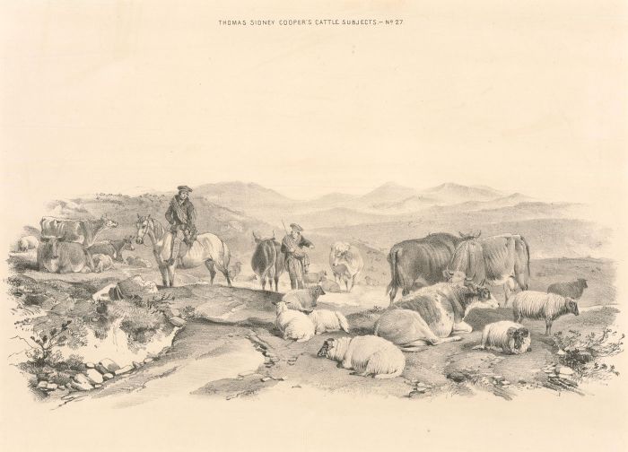After Thomas Sidney Cooper - 20th Century Photogravure, Cattle Subjects