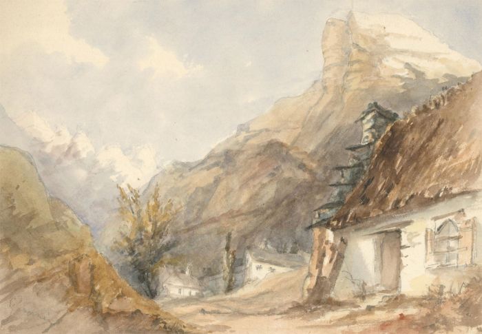Margaret (Daisy) George - Mid 19th Century Watercolour, Gavarnie Landscape