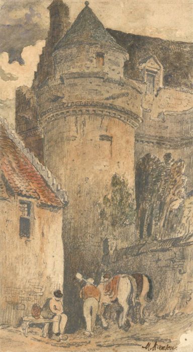 William Huxton - Signed 19th Century Watercolour, Falkland Pace
