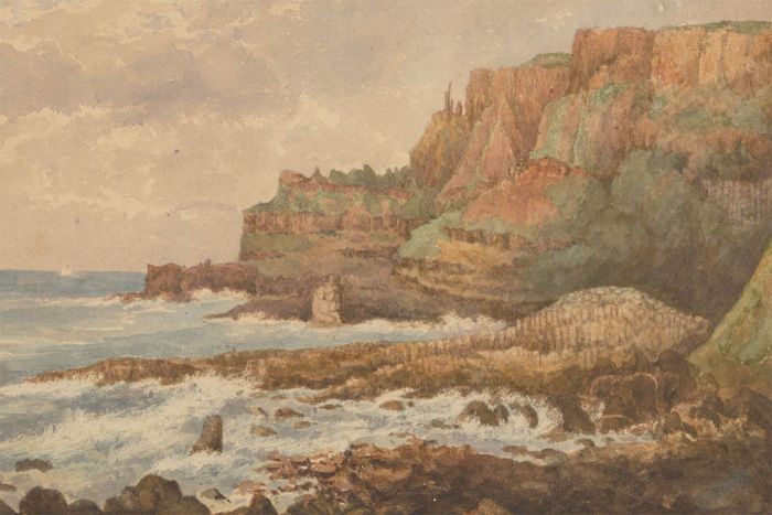 English School Late 19th Century Watercolour - Rocky Coastal Landscape