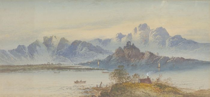 Attributed to William Henry Earp - 19th Century Watercolour, View of Ben Lawer