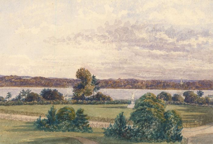 Eliza Westlake - Mid 19th Century Watercolour, View from Brunswick Place