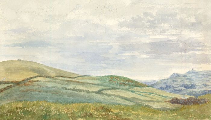 Eliza Westlake - Mid 19th Century Watercolour, St Catherine's, Isle of Wight
