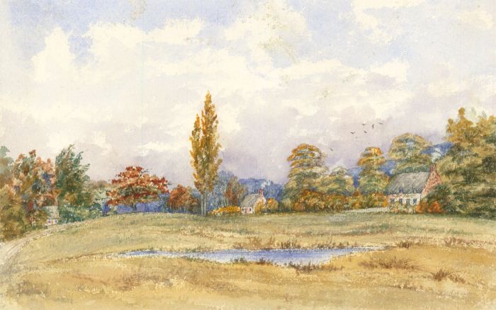 Eliza Westlake - Mid 19th Century Watercolour, Fordingbridge, New Forest