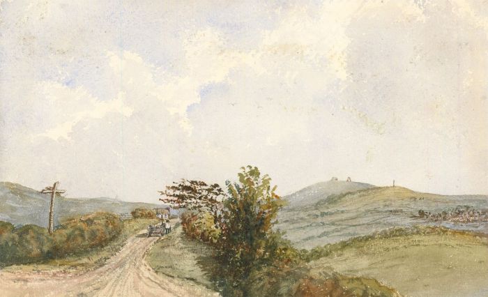 Eliza Westlake - Mid 19th Century Watercolour, Rural Isle of Wight Landscape