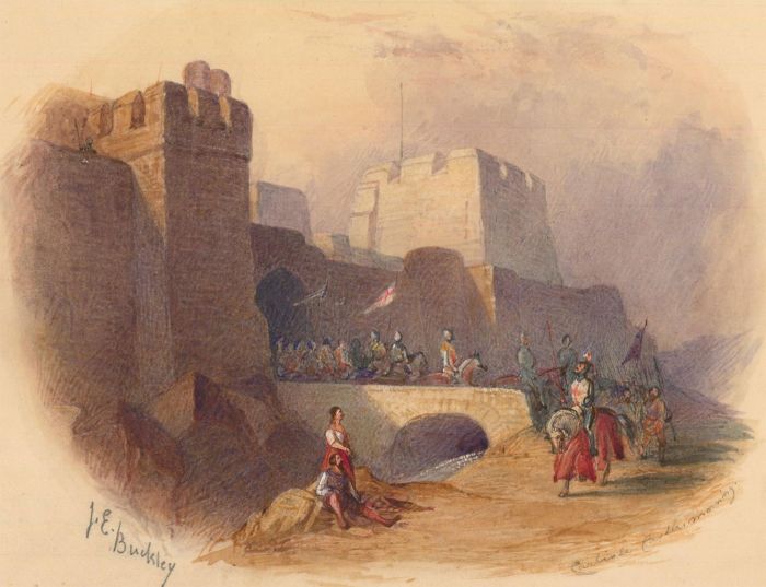 John Edmund Buckley (1820-1884) - Mid 19th Century Watercolour, Carlisle Castle
