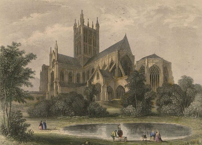 Benjamin Winkles - 19th Century Engraving, Wells Cathedral