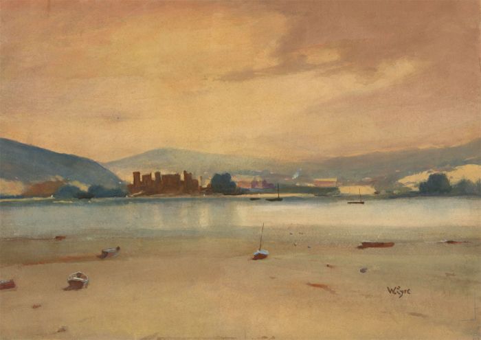 William Eyre (1891-1979) - Signed 1972 Watercolour, Welsh Coastline