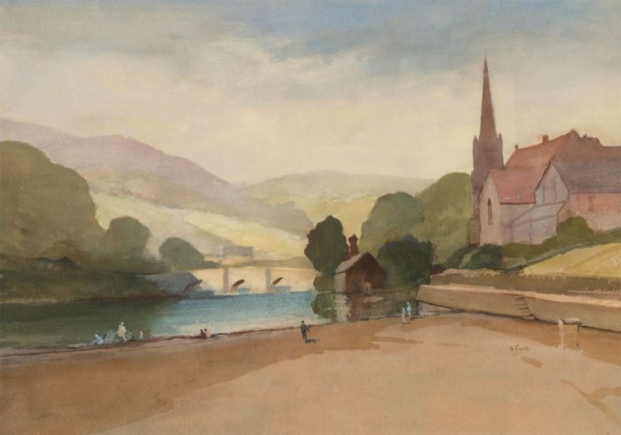 William Eyre (1891-1979) - Signed Watercolour, Llangollen, Wales