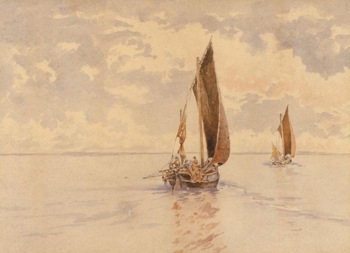 Late 19th Century Watercolour - Sailing Boats