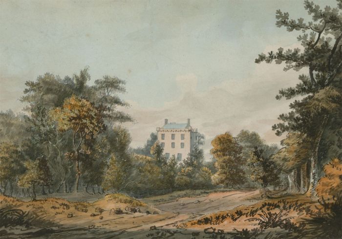 Early 19th Century Watercolour - Woodland Landscape with House