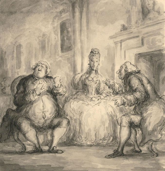 Harold Hope Read (1881-1959) - Pen and Ink Drawing, Interior Scene