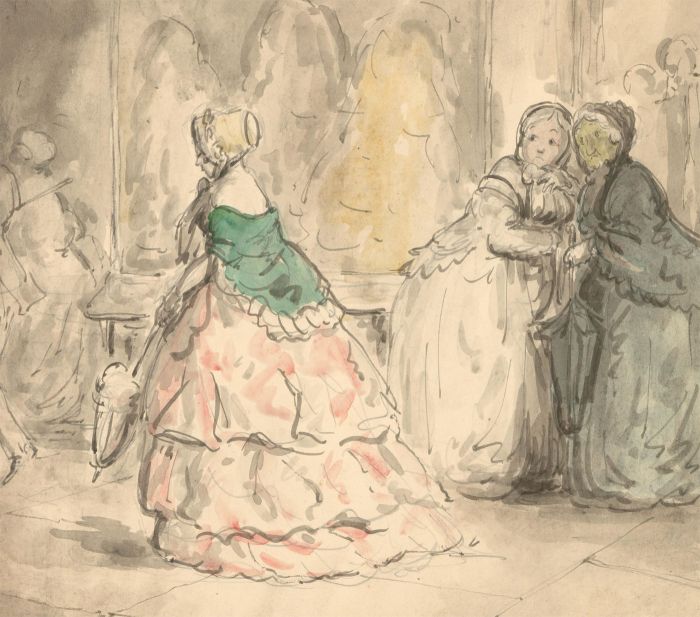 Harold Hope Read (1881-1959) - Pen and Ink Drawing, A Fashionable Lady