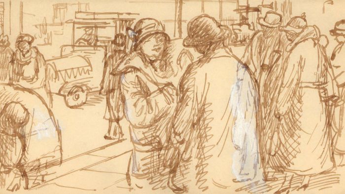 Harold Hope Read (1881-1959) - Ink and Graphite Drawings, Artist's Sketchbook