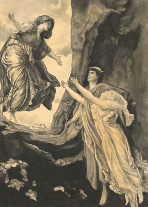 Kathleen Rumsey - Early 20th Century Charcoal Drawing, Asclepius Resurrection