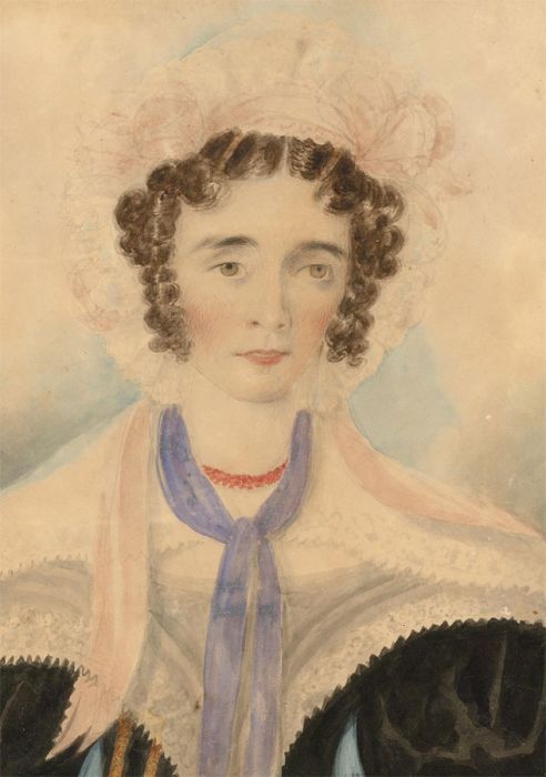 Early 19th Century Watercolour - Portrait of a Lady