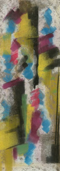 Hector McDonald Sutton (1903-1992) - Pastel, Vibrant Abstract