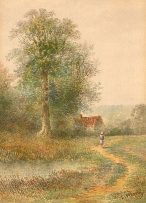 S. Martin - Signed Late 19th Century Watercolour, Derbyshire Landscape