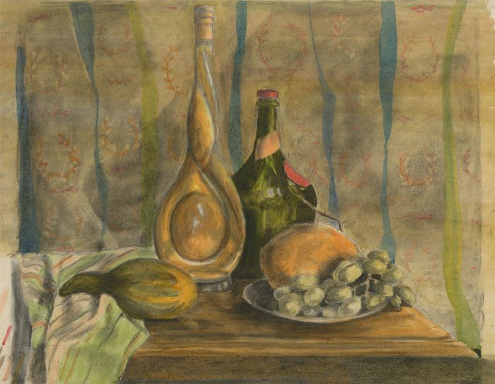 Mary Pierce - 20th Century Watercolour, Still Life of Fruit