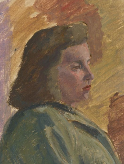 Mary Pierce - 20th Century Oil, Portrait of a Woman