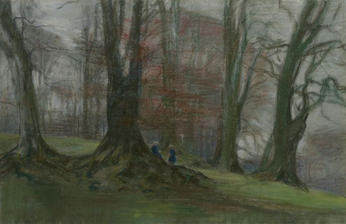 20th Century Pastel - Atmospheric Autumn Woodland