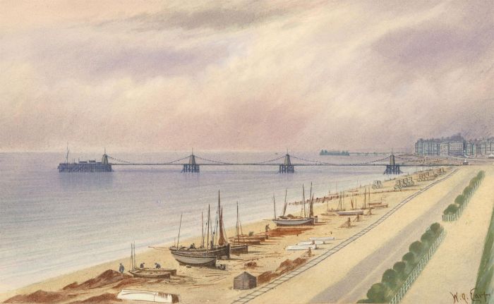 W. A. Earp - Signed 19th Century Watercolour, View of Brighton from Madera Road