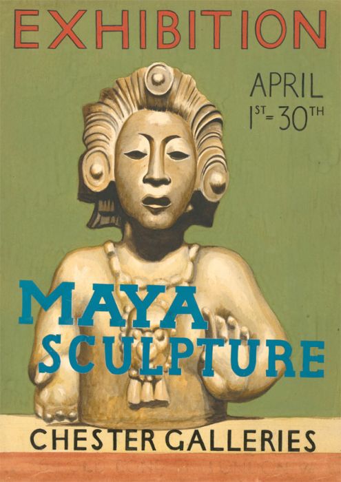 Mid 20th Century Acrylic - Original Exhibition Poster for Chester Galleries