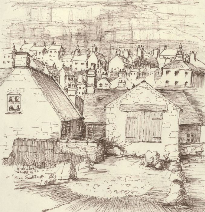 Hilary Sweet-Escott - Set of Three 2004 Pen and Graphite Drawings, Landscapes
